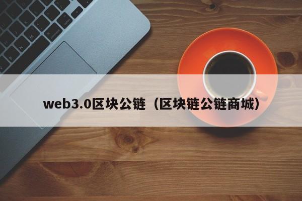 web3.0区块公链（区块链公链商城）