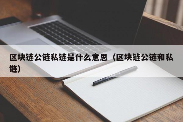 区块链公链私链是什么意思（区块链公链和私链）