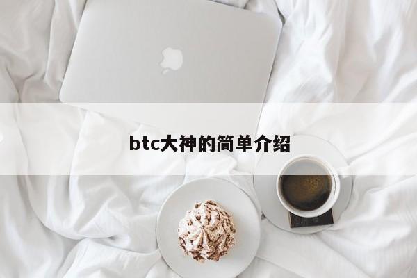 btc大神的简单介绍