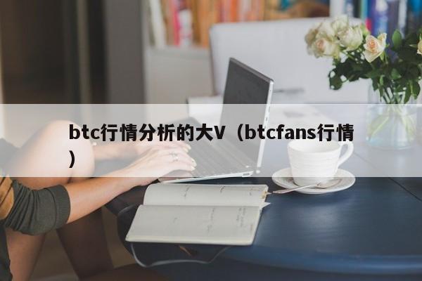 btc行情分析的大V（btcfans行情）