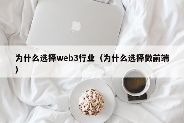 为什么选择web3行业（为什么选择做前端）